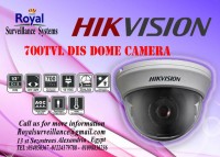 كاميرات مراقبة داخلية  700 TVL بأعلى درجات وضوح الصورة ماركة HIKVISION